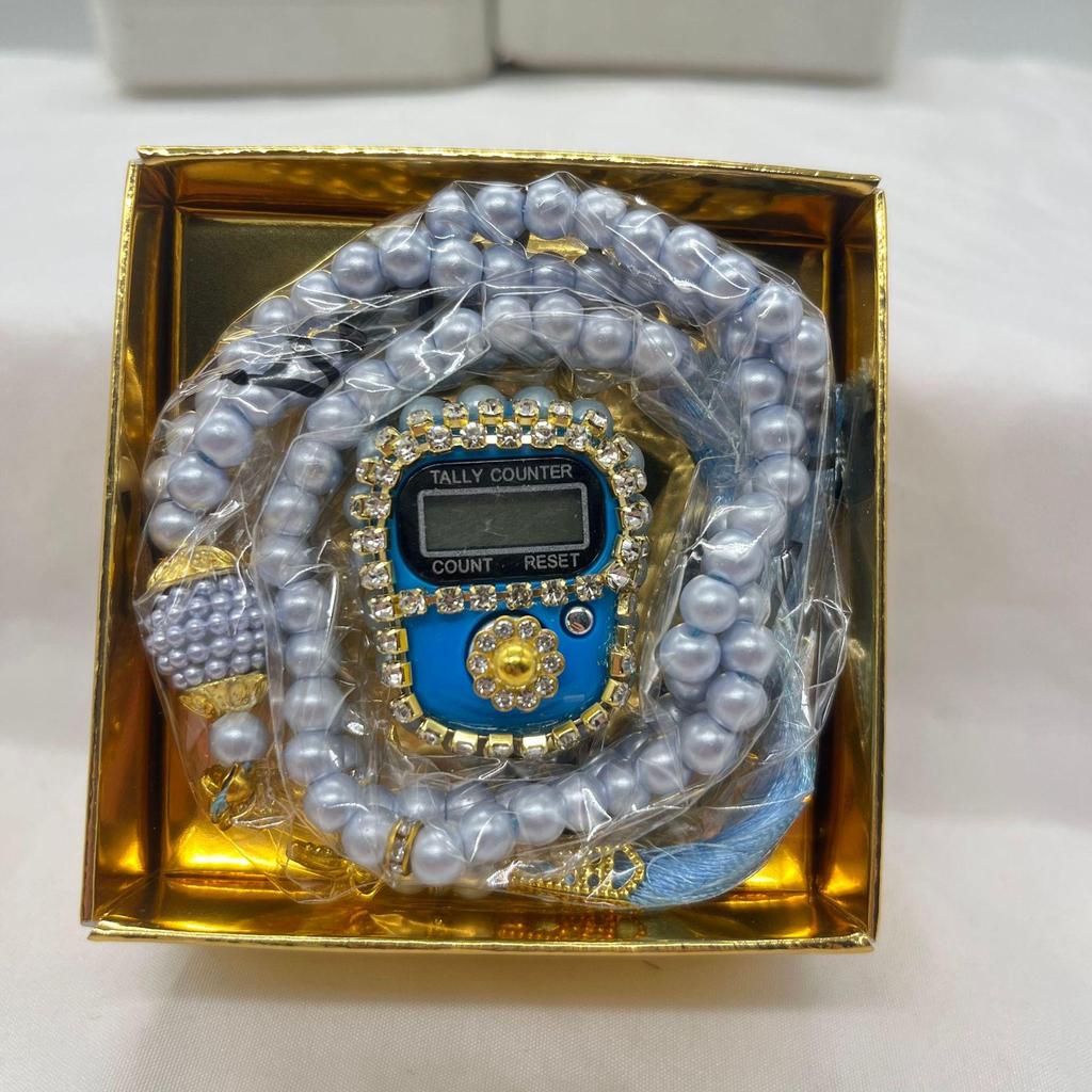 Central Asia Rhinestone and Bead Gift Set - 99 Crystal Glass Beads with Beading Box