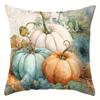 Autumn Decorative Pillow Covers - Vintage Pumpkin, Floral & Lantern Print with Hello Fall, Thankful, Hello Autumn & Grateful