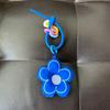 Cloth Fresh Backpack Decoration Acrylic Chain Floral Lanyard Portable Flower Bag Pendant  Gift