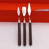 Oil Painting Spatula Palette Knife Convenient To Use with Sturdy Wood Handle Design Suitable for Mixing Spreading Scumbling