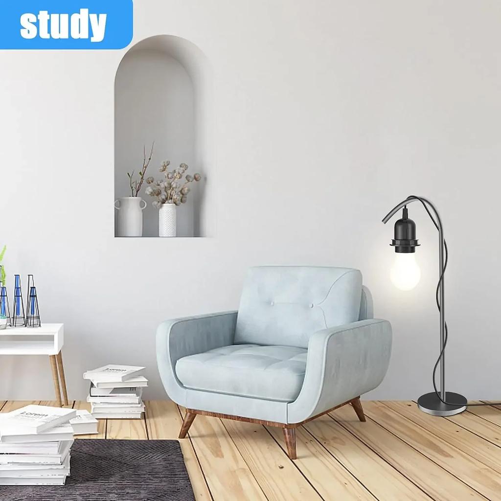 E27 Lamp Holder 1.8m/3.5m EU Plug Bakelite Lamp Holder Extension with Push Button Switchfor Pendant Lighting accessories