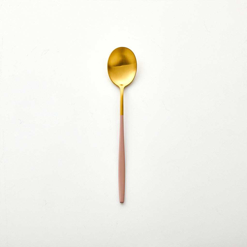 Roy Dinner Spoon_Gold Pink