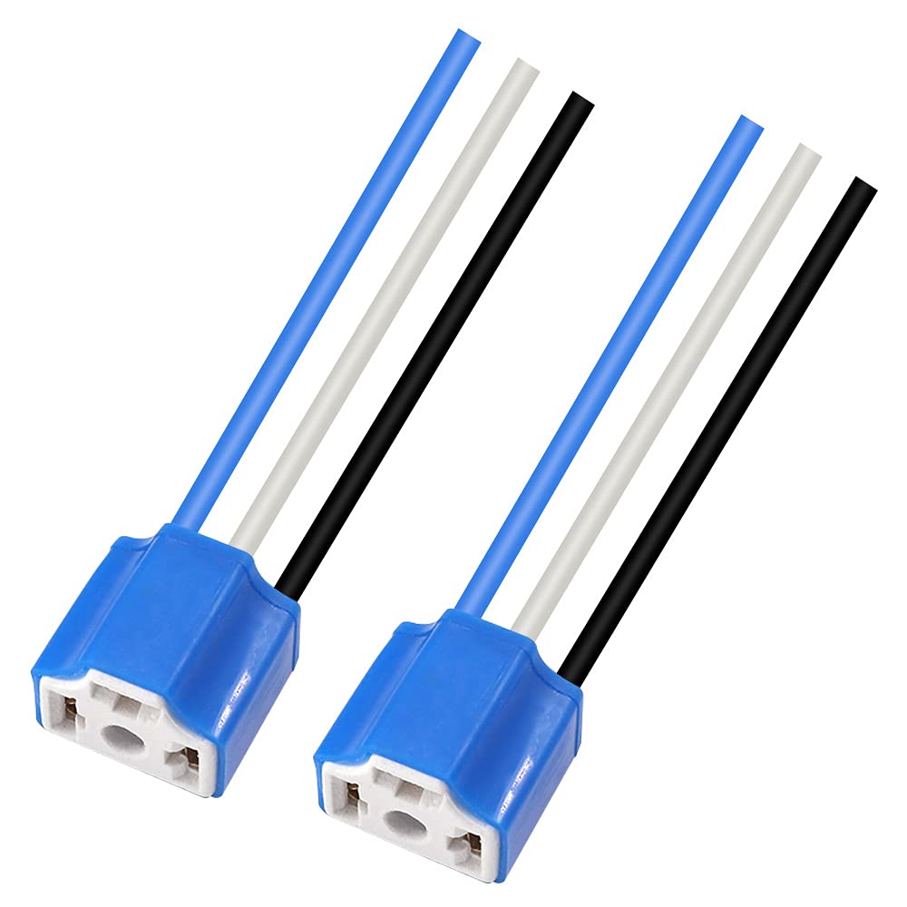 

Aoling H4 9003 HB2 Light Socket, LED Headlight Harness, Wiring Harness, Socket Harness, Bulb H4-B