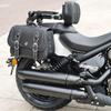 Black Flag 950 Motorcycle Crash Bars & Backrest with Luggage Rack - Anti-Fall & Modification Accessories