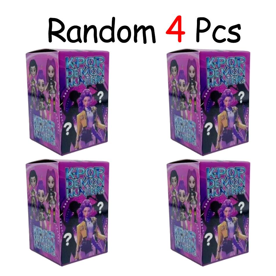 Anime KPop Devil Hunter Doll Vinyl Toy Saja Boys Series QinYu Mystic Character PVC Blind Box Ornament Toy Birthday Gift