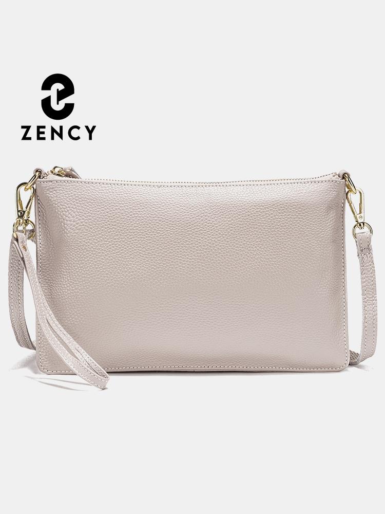 Zency Kvinner Skulderveske Myk Skinn Håndveske Clutch