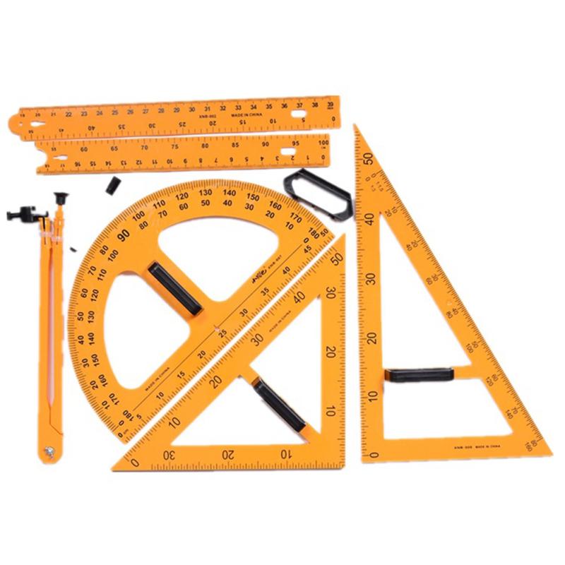 Buy Education School Tool Triangle Compasses Protractor Miter Framing