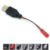 Kabel ładujący USB 3,7V do baterii litowej RC USB na wtyczkę JST / SM / Futaba do drona quadkoptera 3Rc