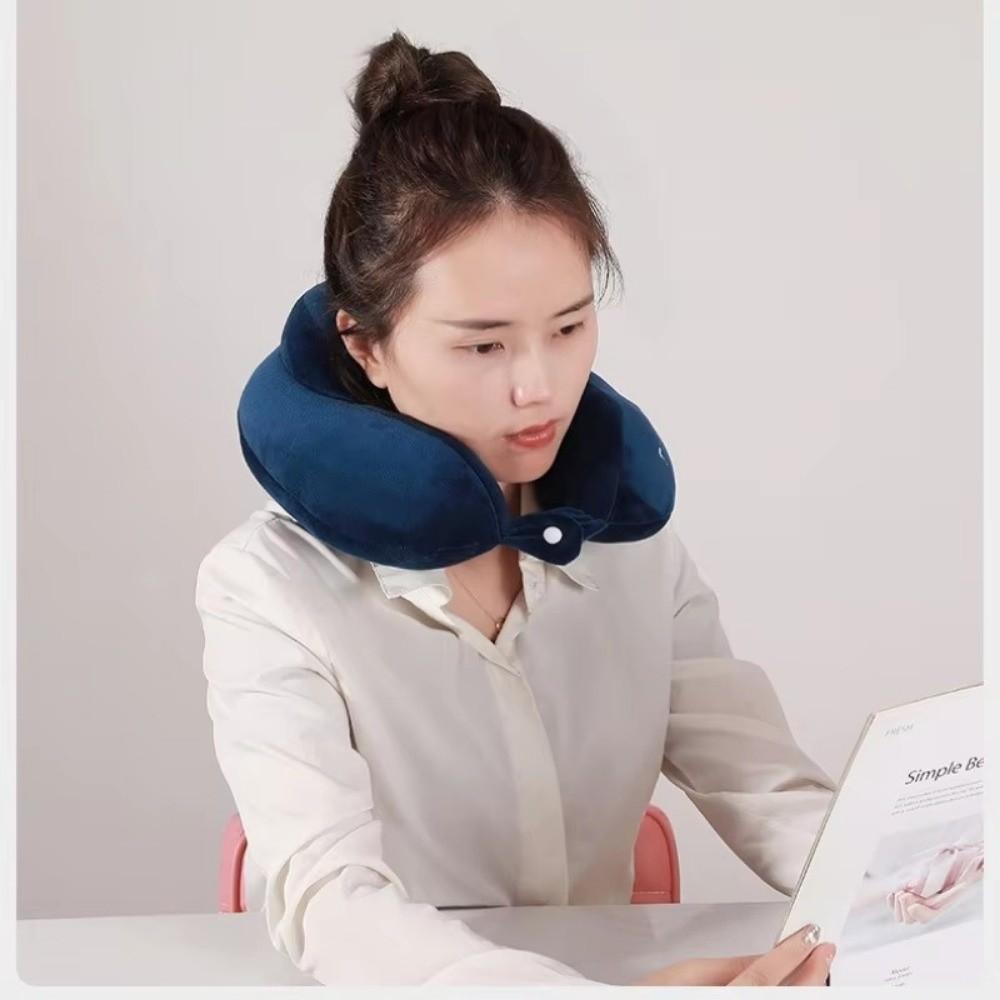 Memory Cotton U-shaped Pillow Travel Driving Pillow Neck Protection Pillow  Supports The Neck