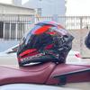 Motorcycle Helmet Full Helmet Can Be Equipped with Bluetooth Headset Men's Four-season Electric Bicycle Riding Helmet