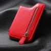 Phone Card Holder Magnetic Snap Detachable Multifunctional Self-adhesive Non-slip Smartphone Stand Zipper Closure