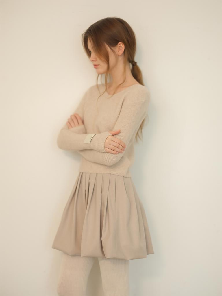 NONESUCH Raccoon Ballerina Knit/Beige
