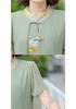 Elegant Summer Dress for Women 2026: Short Sleeve, Slimming Printed Skirt for Middle-Aged and Elderly Moms