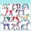 Mythical Unicorn Animal Model For Kids Kids Fictional Creature Decor Pvc Toy For Childrens Playroom