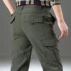 Men's Spring and Autumn Outdoor Hiking Pants Quick-drying Overalls Straight Loose Trousers