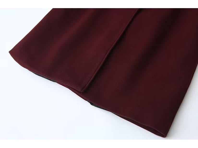 Winter 2024 Women's Fashionable European & American Style Wool Coat with Versatile Scarf Tie