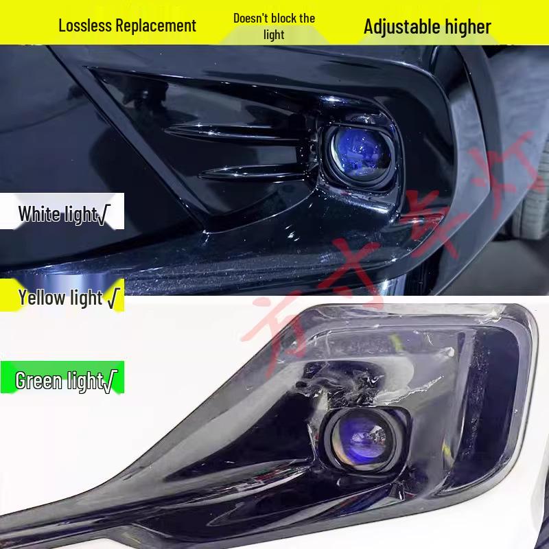 Compatible LED Fog Light Assembly for Honda Models: Lingpai, Binzhi, Fengfan, Crosstourer - Modified High/Low Beam Projector.