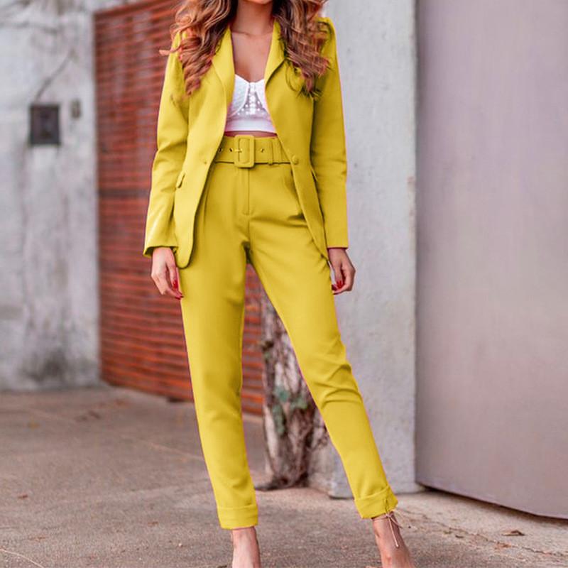 pencil trouser suit