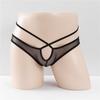 Men Hole In Front Thongs Lingerie Men'S Bulge Enhancing Thong G-String Underwear Pouch Mesh See Through Underwear Hollow Panties