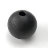 Black Color Fitness Equipment Nylon Rope Stopper Pulley Machine Ball