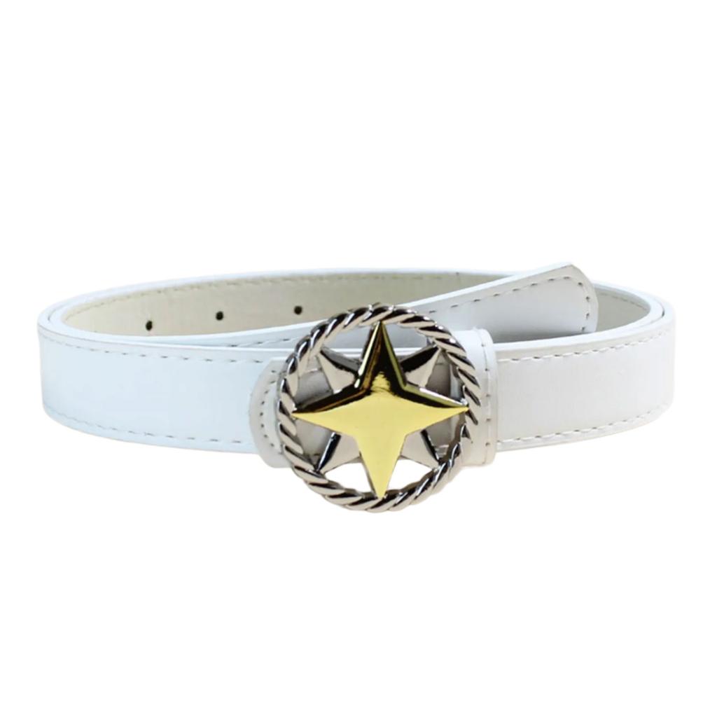 Trendy Waist Belt Star Buckle Punk Chain Costume Belt for Wrap Dress Waist Belt for Suit Skirt Jeans Jewelry