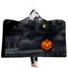 Hooded Blanket Adults Cozy Throw Super Soft Fleece Warm Winter Nap Home Decor