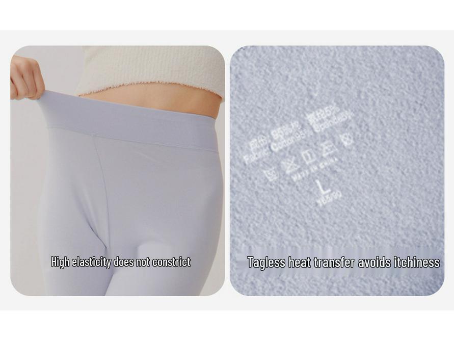 Women's High Waist Cotton Long Johns - Thin, Warm, Plus Size Leggings for Autumn