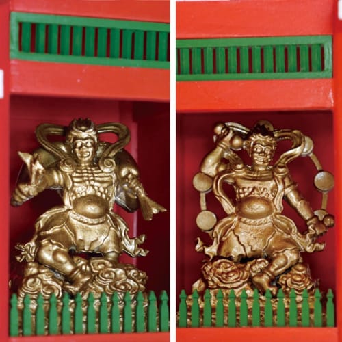 Woody Joe 1/50 Kaminarimon Painted Wooden Model Assembly Kit