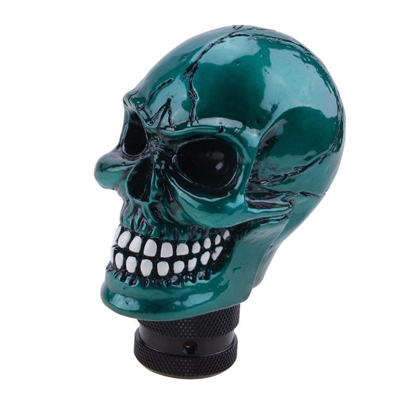 Skull Gear Shift Knob Universal Manual Shifter Lever Handle Alien Head Buck Teeth Pomo Marchas Car