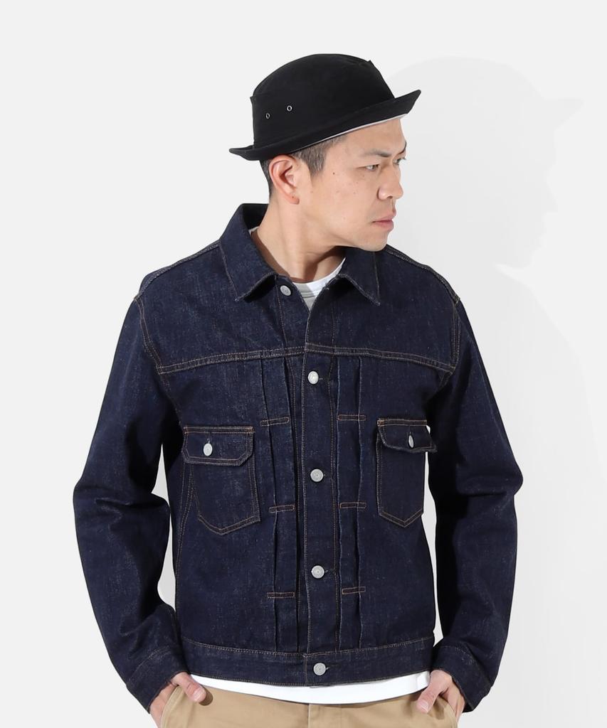 KOJIMA GENES Pork Pie Hat Made in Japan Men Hat Denim black one wash BLACK RNB-9045