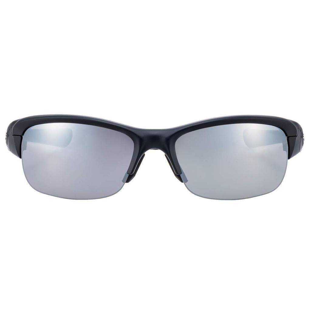 Swans Springbok Sports Sunglasses, Made in Japan, with Mirror Lenses (For Golf, Outdoor Activities, Cycling, and Ball Sports), SPB-0701 MBK, Matte