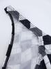 Plaid Ice Silk Ribbed Men's Breathable Underwear Triangle Briefs