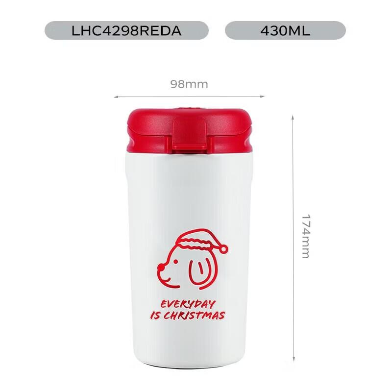 LOCK&LOCK Flip-Top 316 SS Insulated Straw Mug