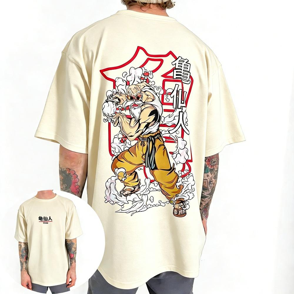 

Plus Size Dragon Ball Anime Print Men WomenT Shirt Casual Parentchild Top Fashionable Street Wear Summer Harajuku Style Y2K S
