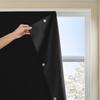 1PC Portable Blackout Curtains for Bedroom, Easy Install No Drill Blackout Shades&Blinds for Indoor Windows Self Adhesive Tapes