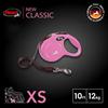 Flexi New Classic Tape XS Pink (Under 12kg), 3m, [Dog Lead]