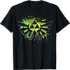 Camiseta Gráfica Camiseta con Salpicaduras de Pintura del Logo Trifuerza de The Legend of Zelda