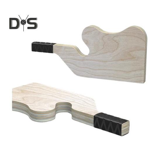 Wooden Deadlift Jack Barbell Stand Heavy Duty Non-slip Handle Home Gym Weightlifting Barbell Bar Loading Unloading Weight Plates Changing Holder