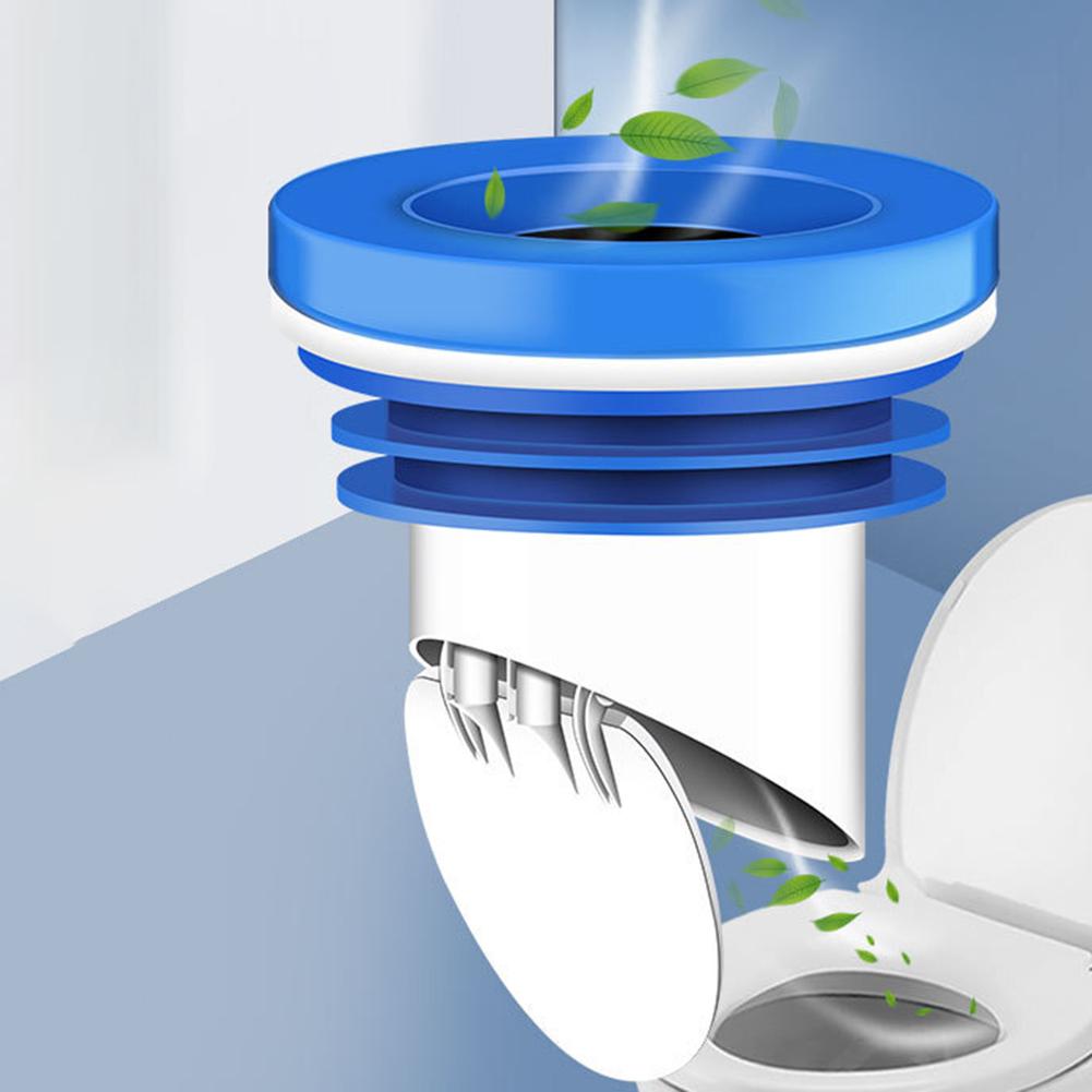 Toilet Flange Seal Ring with Check Valve for Leak Prevention and Smell Control