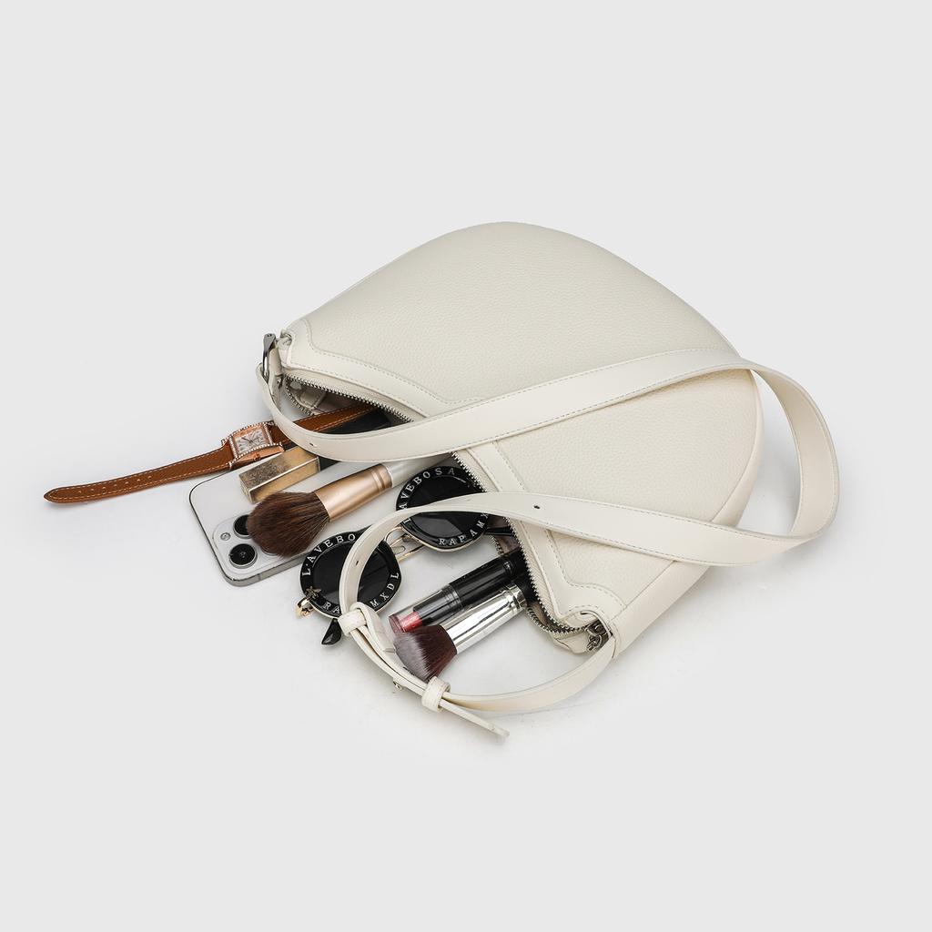 French Design Trendy Light Luxury Soft Bread Croissant Women'S Shoulder Crossbody Portable Premium Crescent Bag