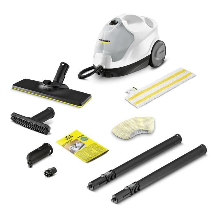 KARCHER SC 4 Easy Fix - Steam Cleaner - 2000 W - 3.5 Bars, Unlimited Autonomy, Eliminates Up To 99.9% of Viruses and