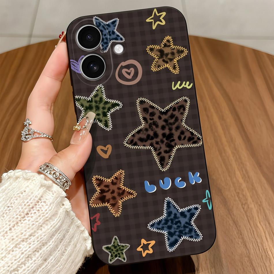 

Fashion Leopard Print Soft Case For iPhone 17 Air 17 Pro Max 16 15 Pro Plus Anti-Drop Matte Silicone Shockproof Phone Cover iPhone 17 Air&Matte Silicone