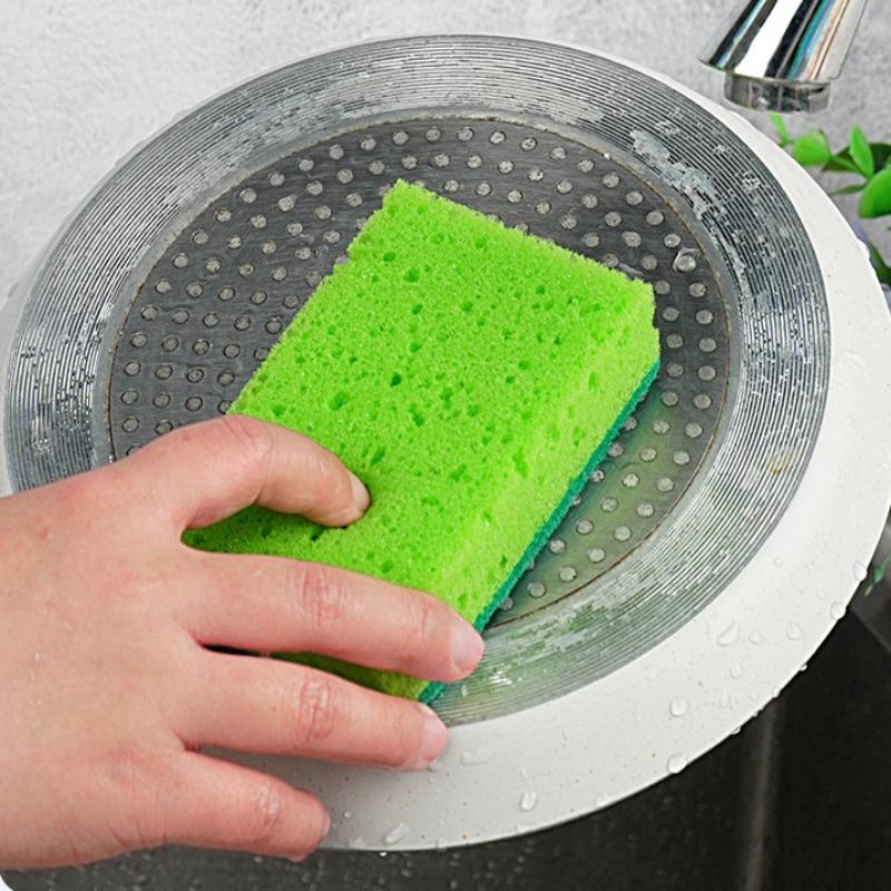 Dishwashing Sponge Kit 10Pcs/Set – Pot Scrubbers Rust & Stain Removal Tools For Kitchen Cleaning With Brush Sponge 10PCS