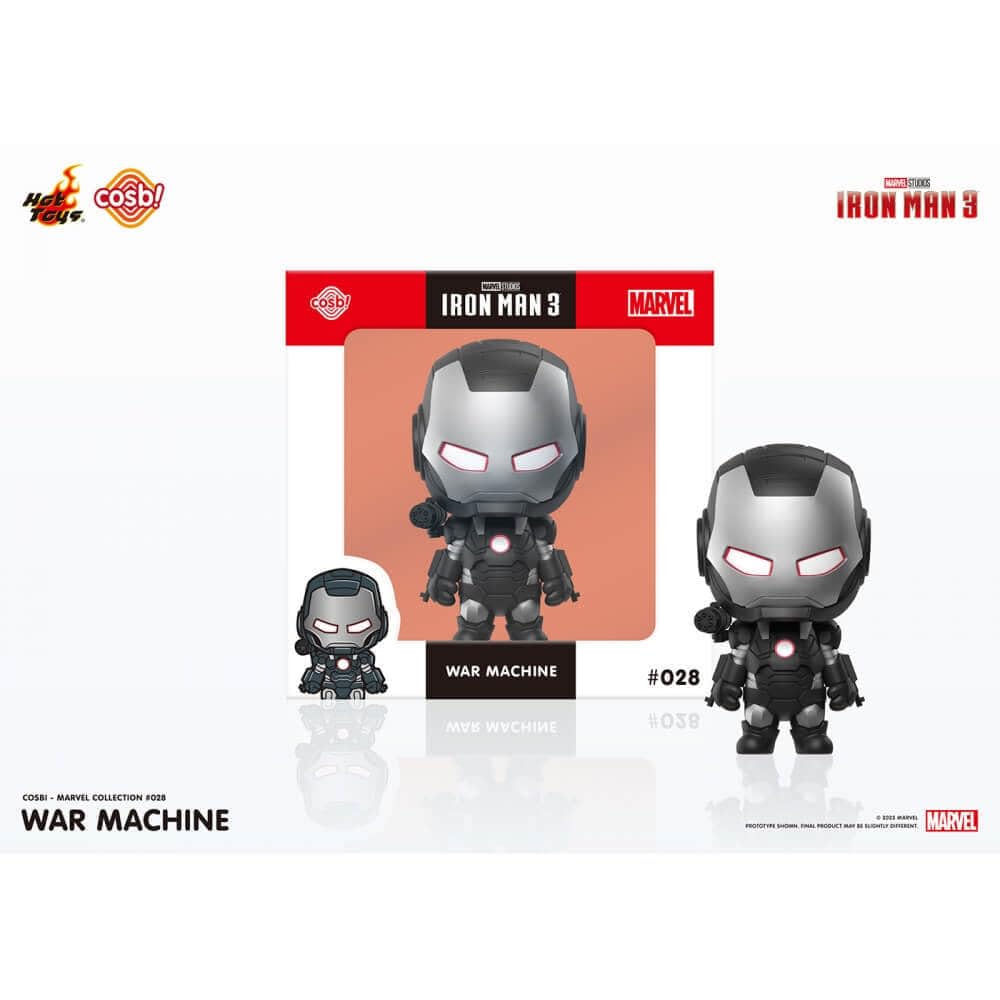 Cosbi Marvel Collection Movie Iron Man 3 War Machine Movie Iron Man 3 Black Height 8 Cm CBX067 #028 Approx.