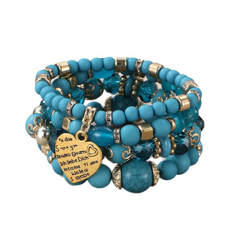 Bohemian Beaded Multi-Layer Ethnic Style Bracelet for Men and Women