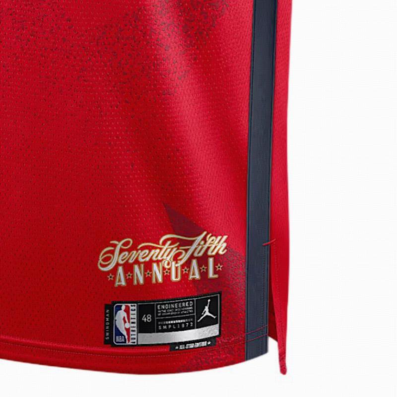 Jordan Nba All-Star Anthony Edwards 2026 Game Dri-Fit Swingman Jersey Men Tops IZ4394-660