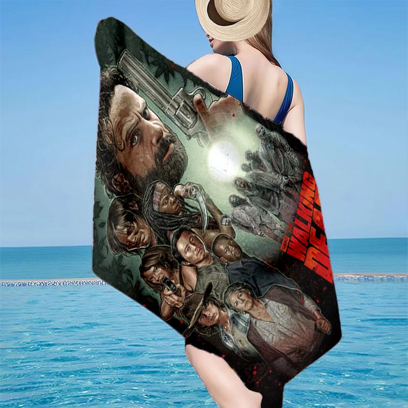 Warriors Of Dead Beach Towel, Super Soft Microfiber, Gift for Her/Him, Birthday, for Pool, Beach, Travel, Home Decor Fan gifts