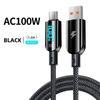 100W PD Fast Charging Data Cable Type C USB Cable For iPhone 16 15 Pro Huawei Xiaomi Samsung USB C Mobile Phone Data Cable Wire Cord