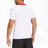 Puma Koszulka Replika Wyjazdowa AC Milan 21/22 Nadruk Literowy Dekolt w Serek Krótki Rękaw Koszulka Piłkarska Męska koszulki Biała 757278-02