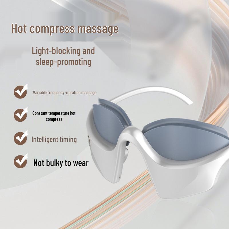 

Трансграничный электрический массажер для глаз: Устройство для ухода за глазами и защиты с подогревом и микровибрацией 160x99x55 mm белый